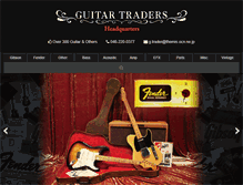 Tablet Screenshot of guitartraders.com